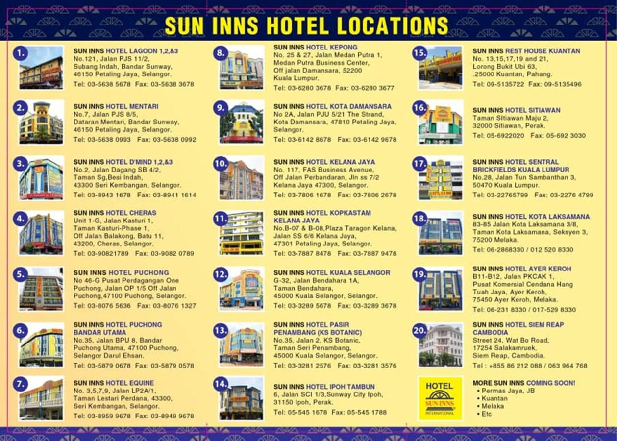 Sun Inns Hotel Аєр-Керох Екстер'єр фото